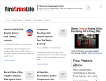 Tablet Screenshot of firearmslife.com